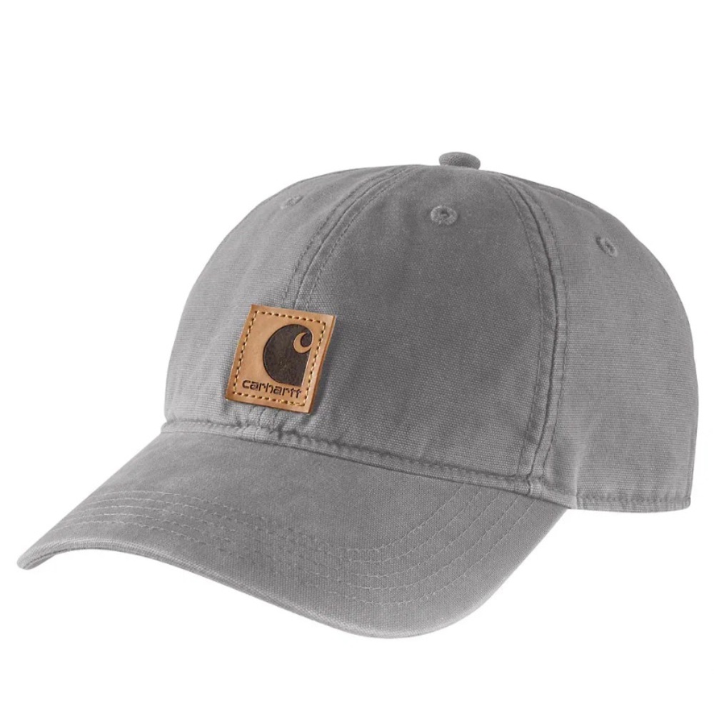 Carhartt Original Asphalt Gray Cotton Canvas Cap Baseball Hat for Women or Men